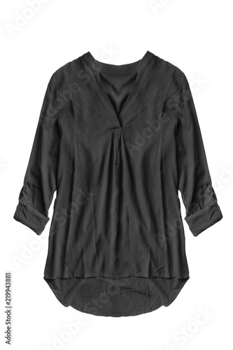 Black blouse isolated