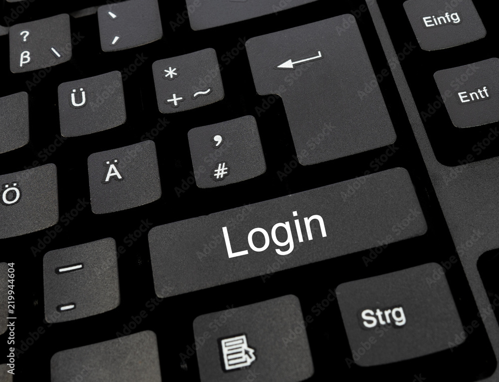 Tastatur Login