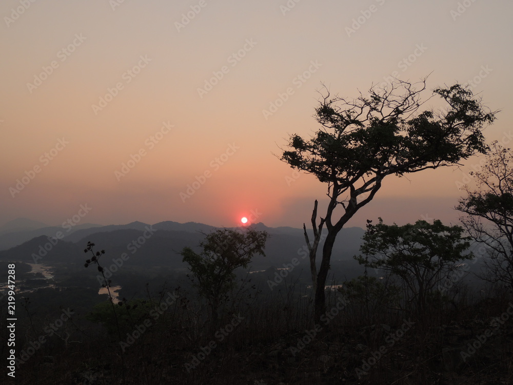 Angola sunset
