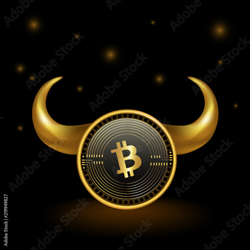 Bitcoin Cash Cryptocurrency Coin Bull Market Background