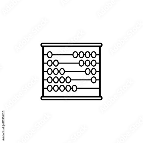 Abacus of accounts of icon calculate reckon