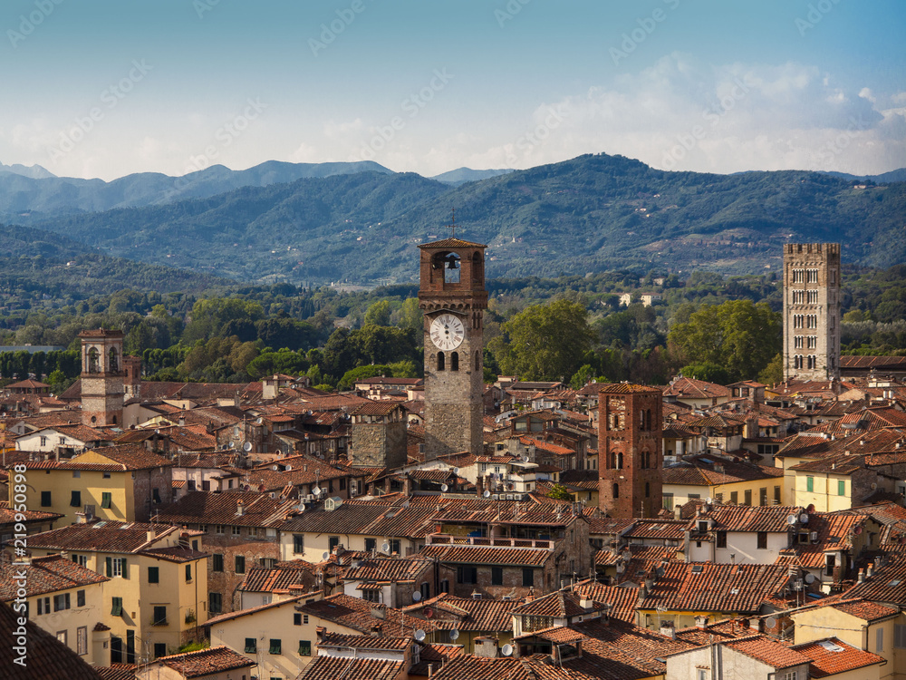 Vista de Lucca, Itàlia