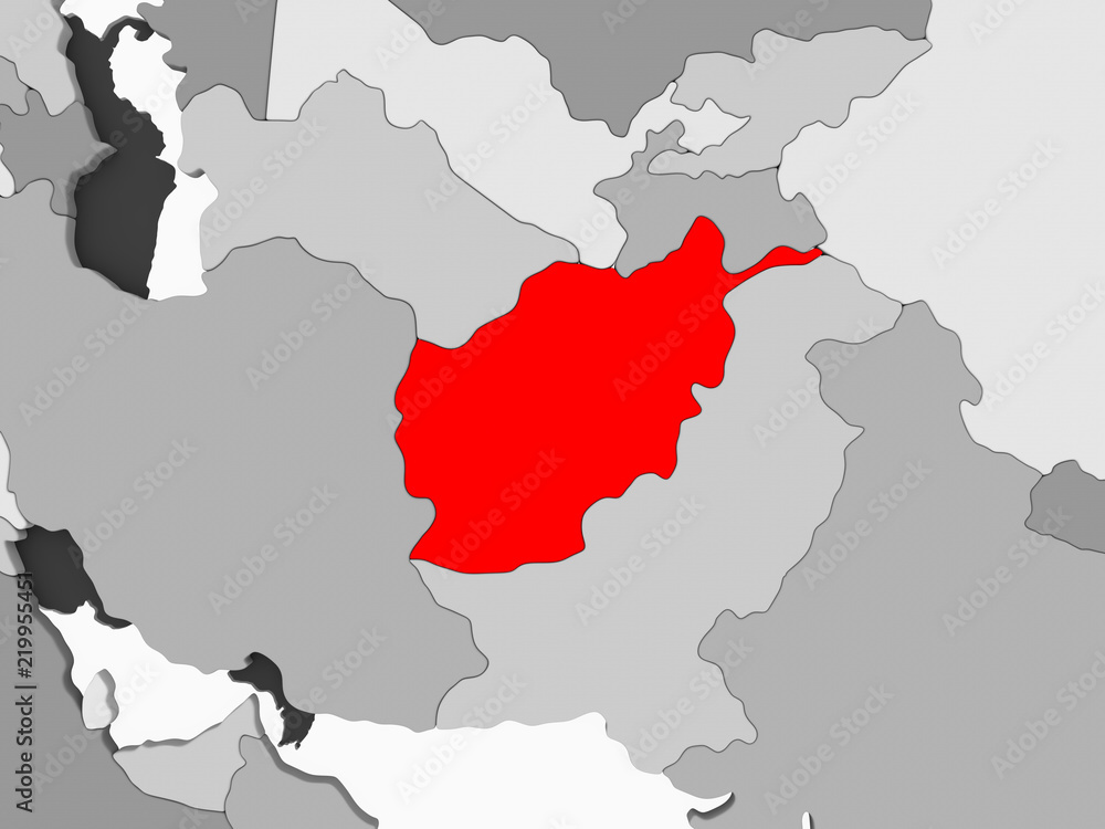 Obraz premium Map of Afghanistan