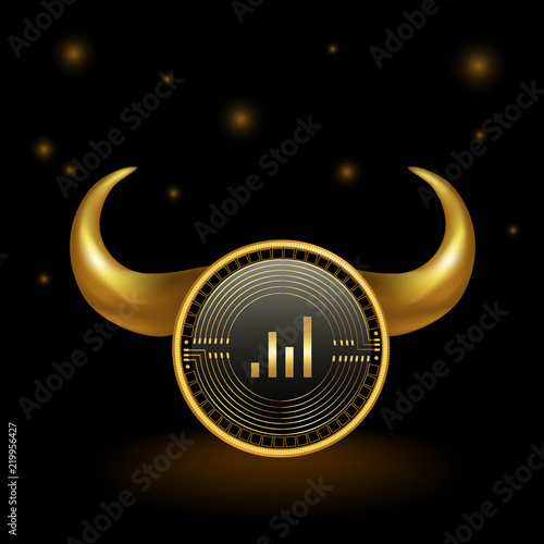 Iconomi Cryptocurrency Coin Bull Market Background