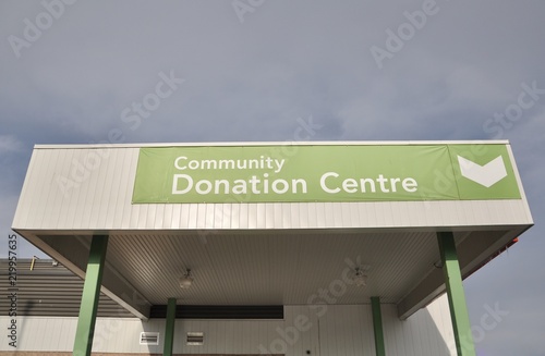 Community donation centre building photo