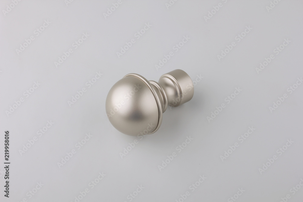 Tips for curtain poles on a white background. Ending for curtain eaves. Finials for curtain cornices. Tips for curtain poles on a white background. Ending for curtain eaves. Finials for curtain cornices.