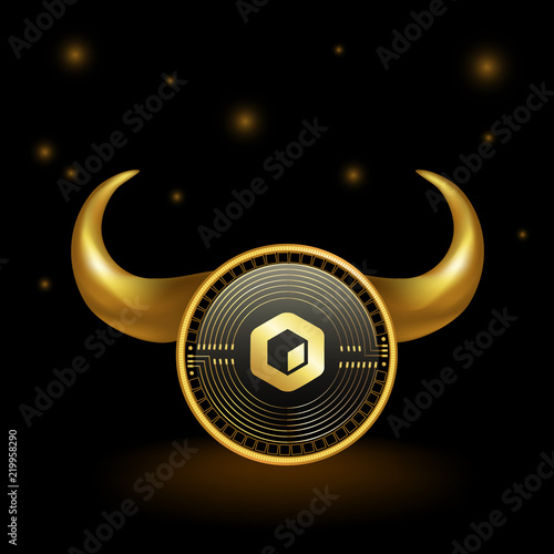 Neblio Cryptocurrency Coin Bull Market Background