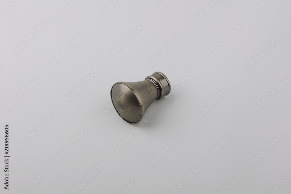 Tips for curtain poles on a white background. Ending for curtain eaves. Finials for curtain cornices. Tips for curtain poles on a white background. Ending for curtain eaves. Finials for curtain cornices.