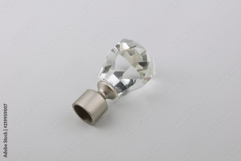 Tips for curtain poles on a white background. Ending for curtain eaves. Finials for curtain cornices. Tips for curtain poles on a white background. Ending for curtain eaves. Finials for curtain cornices.