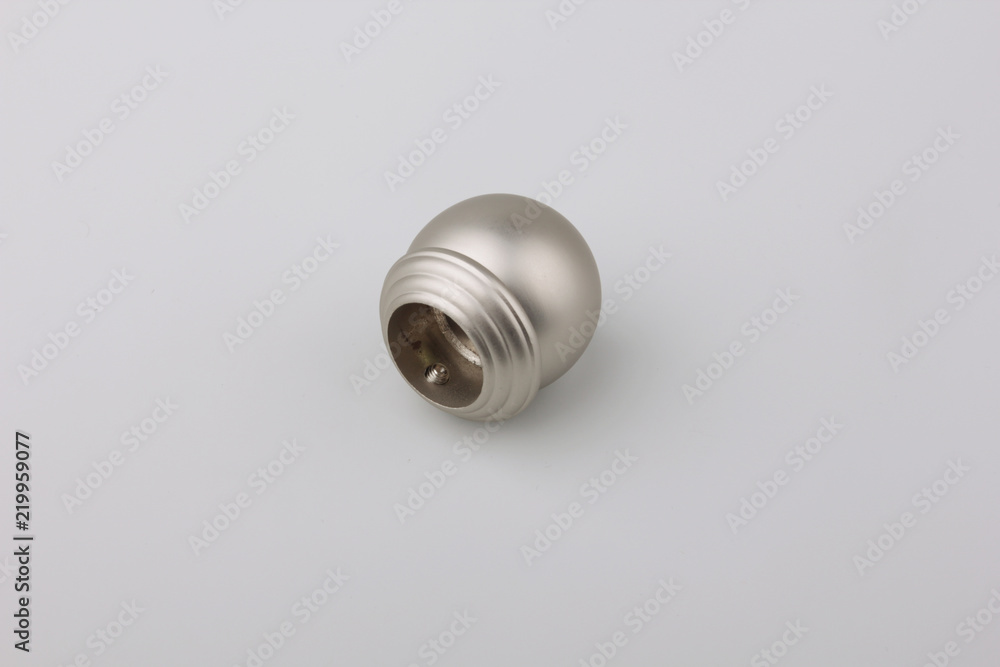 Tips for curtain poles on a white background. Ending for curtain eaves. Finials for curtain cornices. Tips for curtain poles on a white background. Ending for curtain eaves. Finials for curtain cornices.