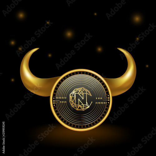 Nucleus Vision Cryptocurrency Coin Bull Market Background