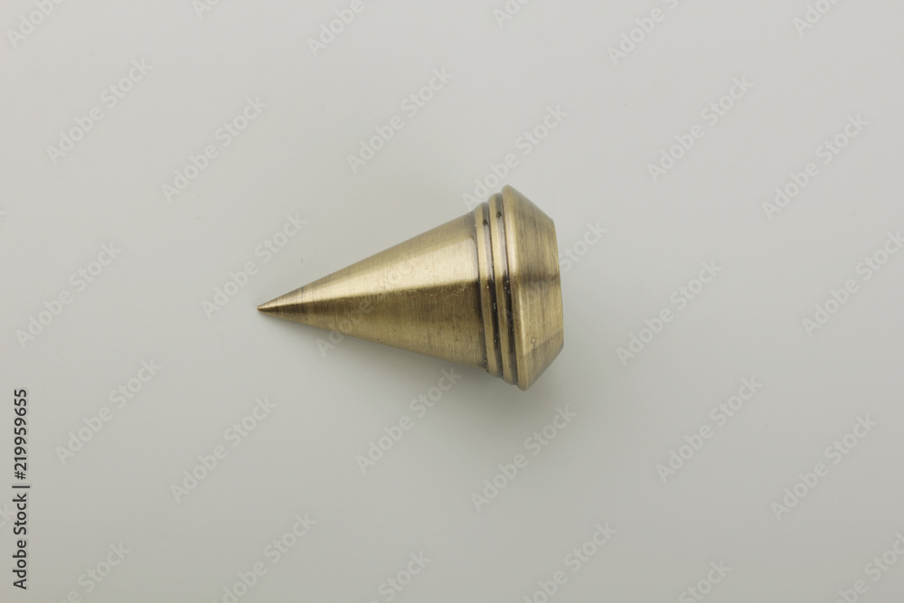 Tips for curtain poles on a white background. Ending for curtain eaves. Finials for curtain cornices. Tips for curtain poles on a white background. Ending for curtain eaves. Finials for curtain cornices.