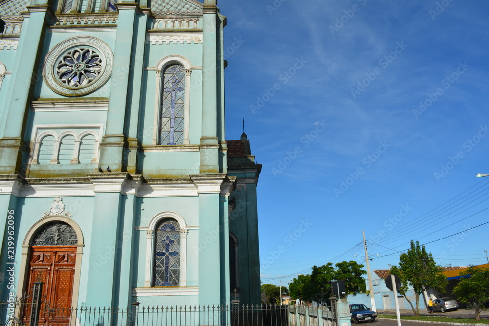 Fototapeta premium blue prayer