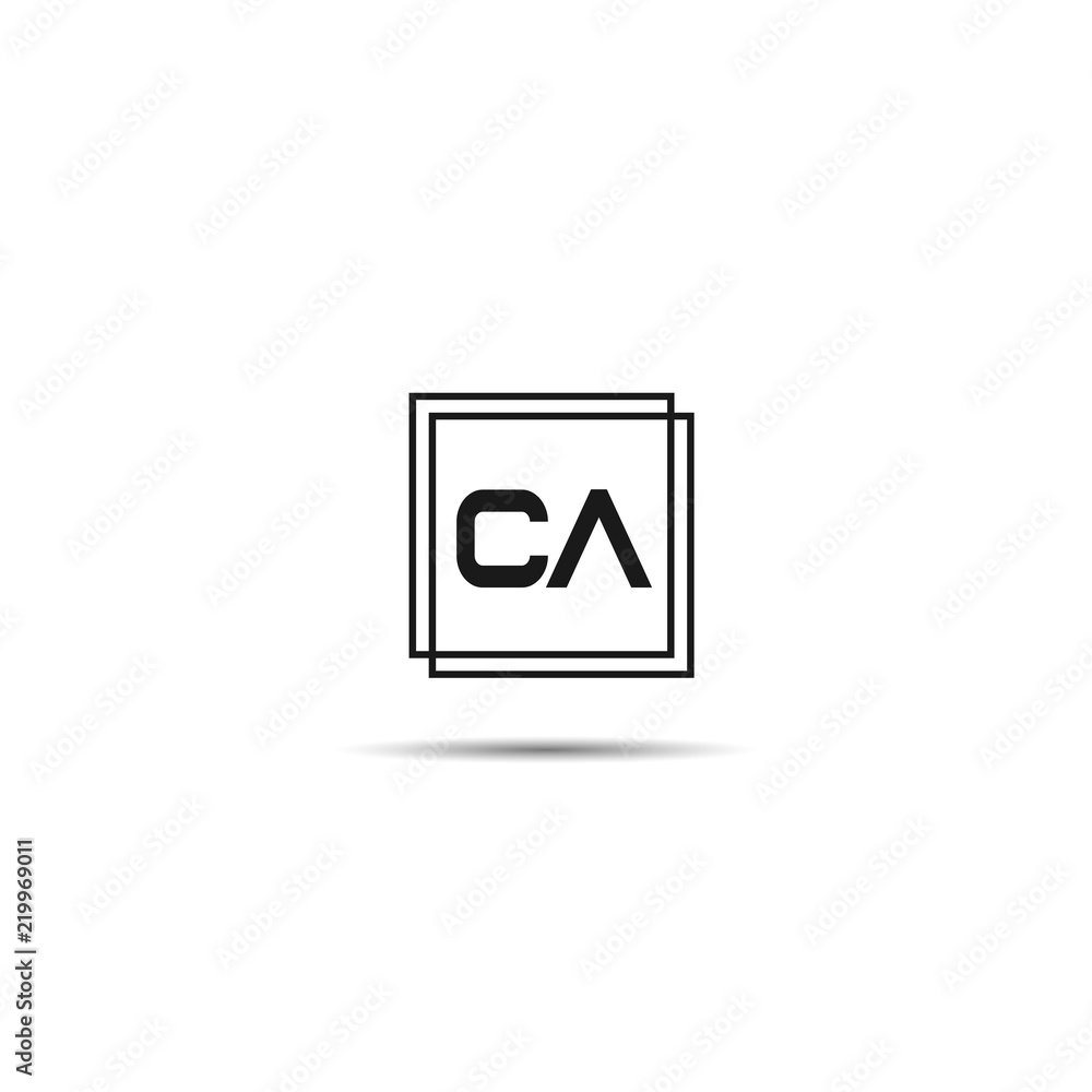 Initial Letter CA Logo Template Design Initial Letter CA Logo Template Design
