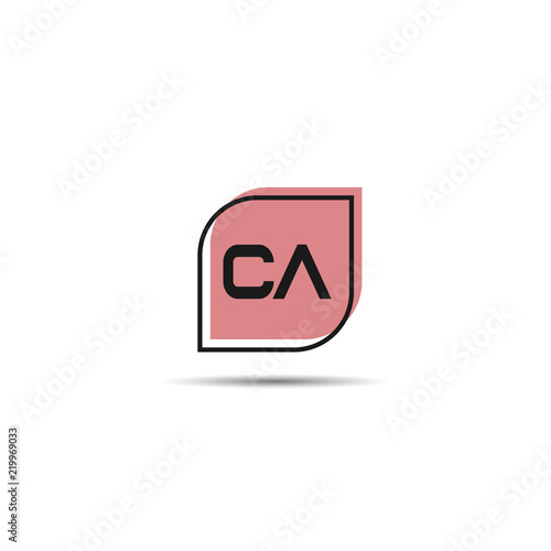 Free Download Initial Letter CA Logo Template Design - GFXLoad