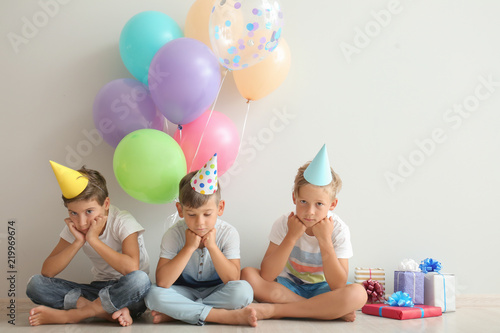 Cute little children in Bir...