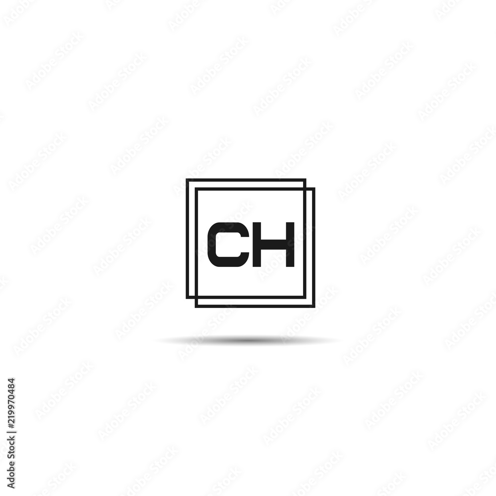 Initial Letter CH Logo Template Design Initial Letter CH Logo Template Design