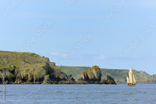 France, North-Western France, Brittany, Cap Sizun in the Mer d'Iroise photo