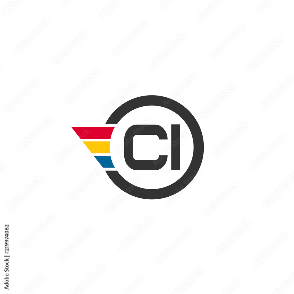 Initial Letter CI Logo Template Design Initial Letter CI Logo Template Design