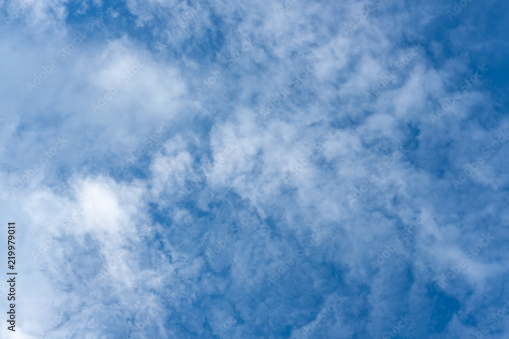 Blue sky with clouds on brighter day Blue sky with clouds on brighter day