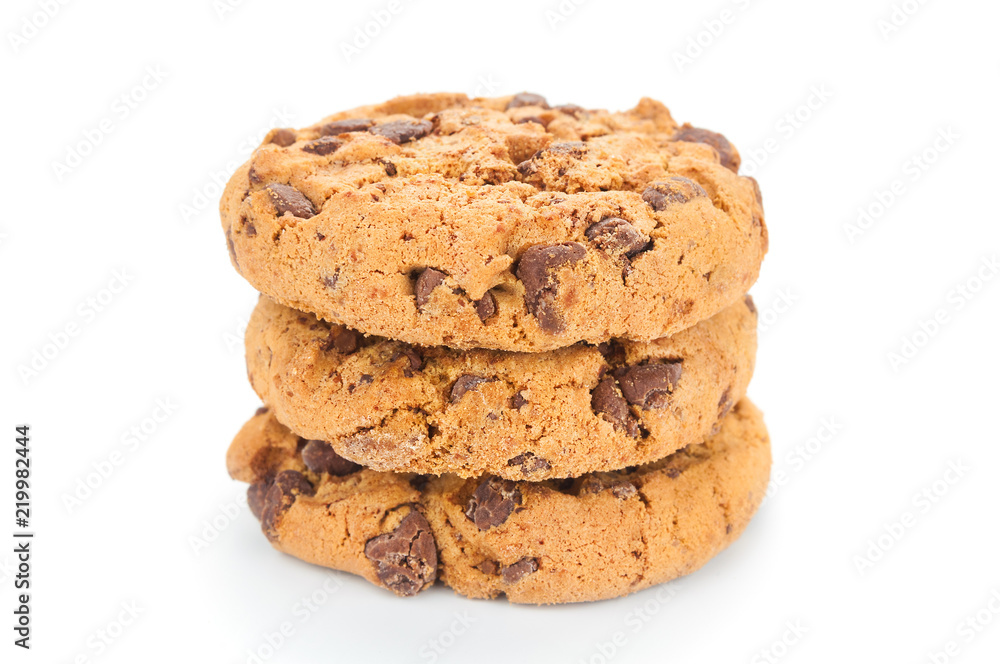 Sweet cookies isolated on white background Sweet cookies isolated on white background
