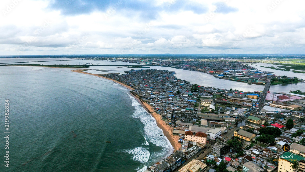 Liberia City Scape Skyview