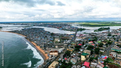 Liberia City Scape Skyview