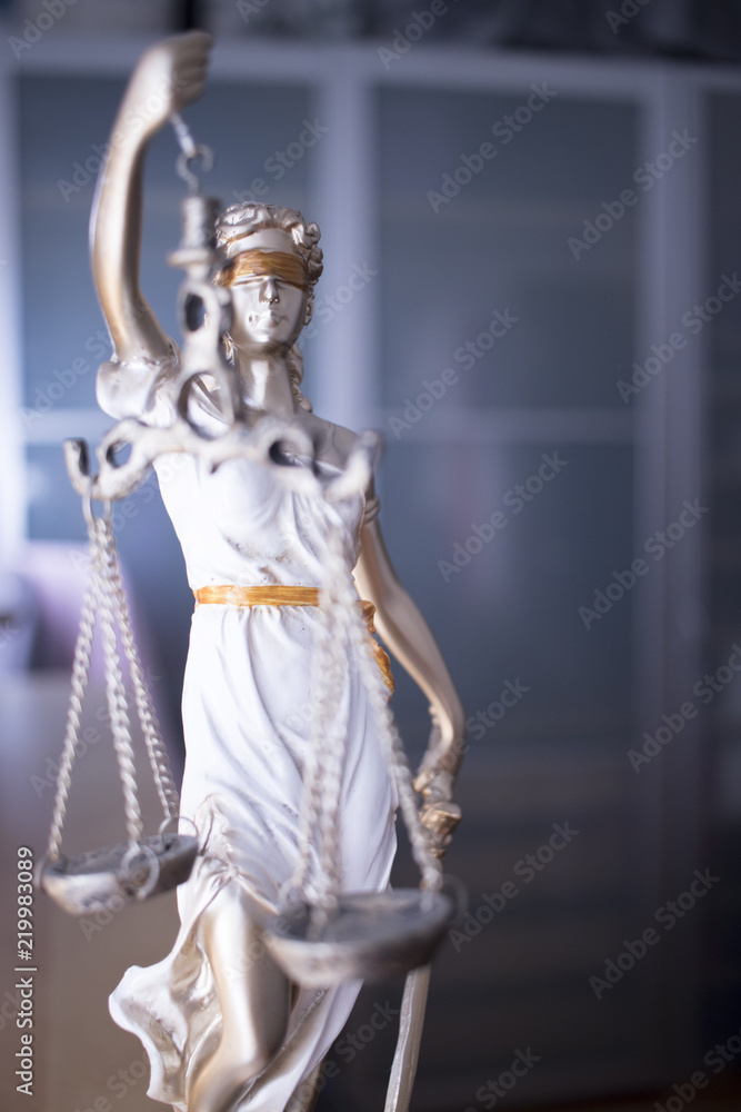 Fototapeta premium Law office legal justice statue