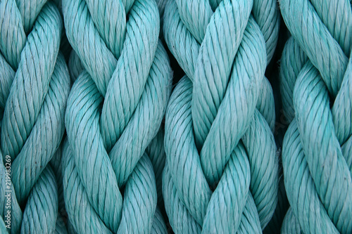 Blue twisted Rope