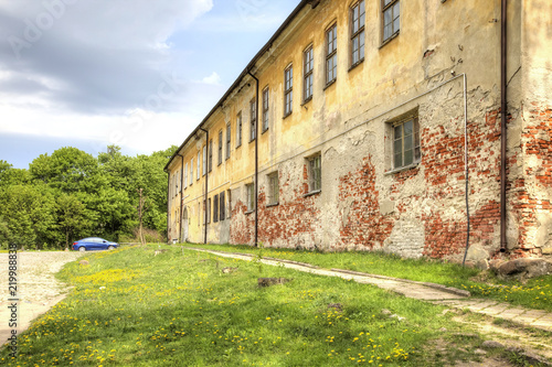 The city of Chernyakhovsk. Castle of Insterburg. Farm buildings