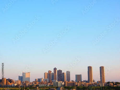 cityscape of musashikosugi kawasaki Japan