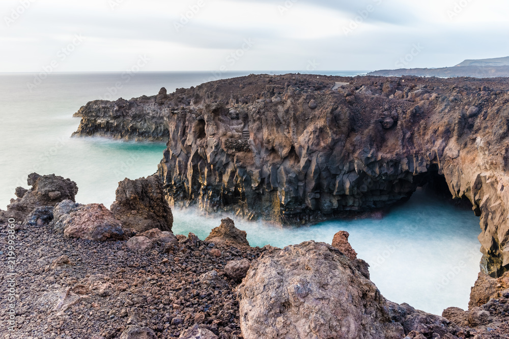 Hervideros's coast of Lanzarote, Spain