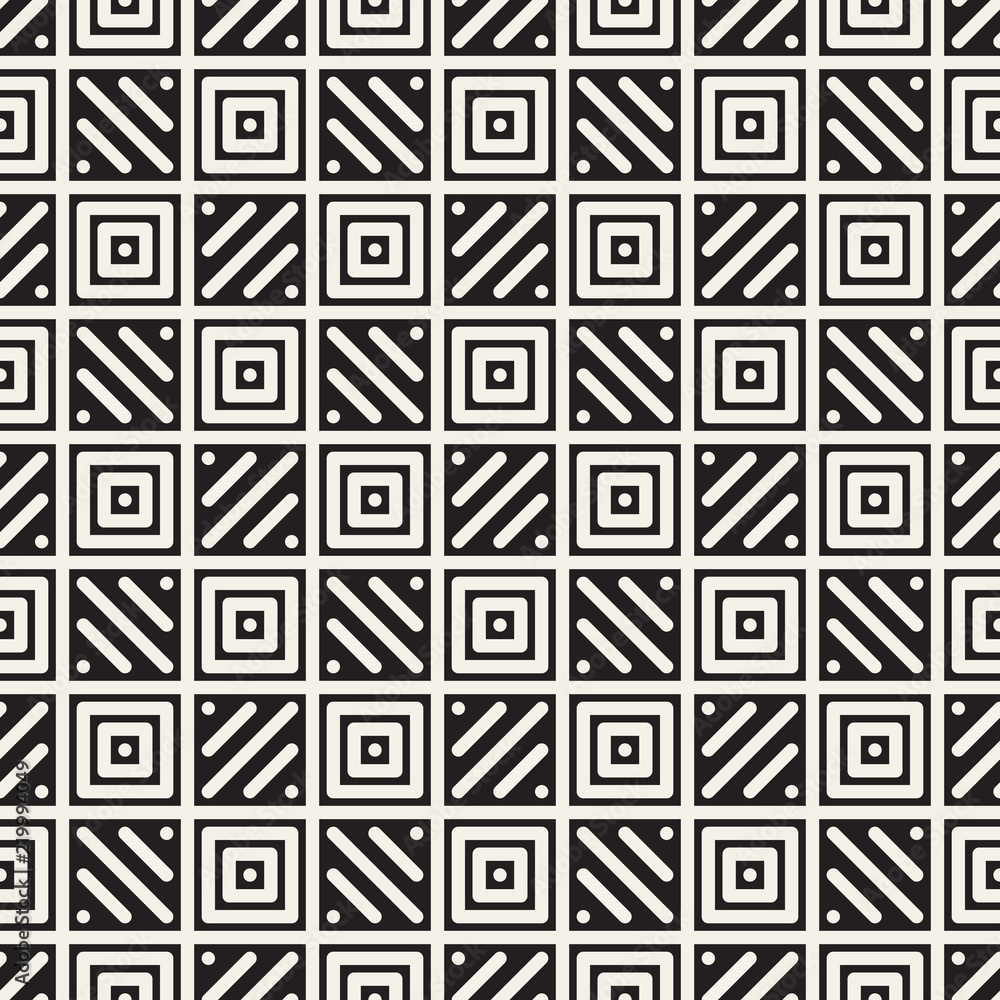Vector seamless pattern. Modern stylish abstract texture. Repeating geometric tiles
Vector seamless pattern. Modern stylish abstract texture. Repeating geometric tiles
