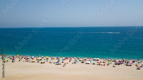 Aerial view of the beach in summer © jujopeto