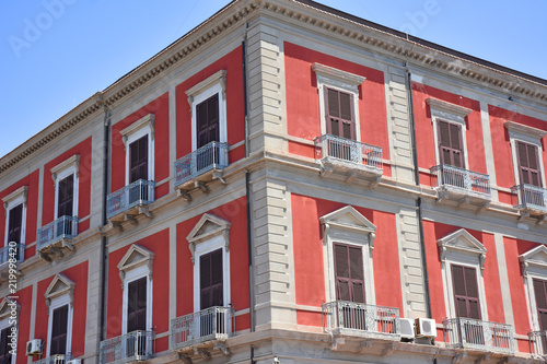 Italy, Puglia region, Taranto, historic buildings.