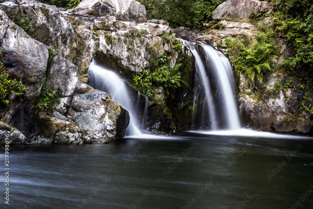 Obraz premium Sunset Falls, OR Waterfalls