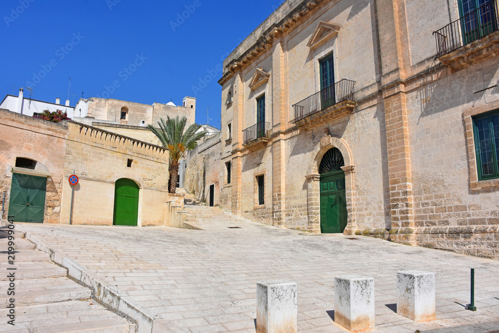 Italy, Puglia region, Massafra, ancient palace in the historic center of the city.