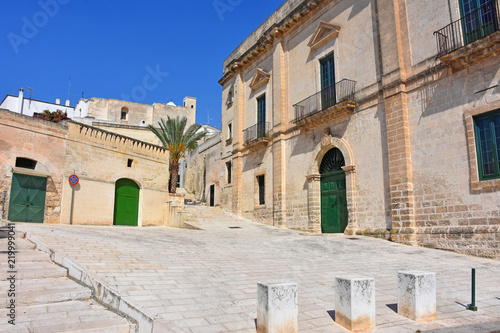 Italy, Puglia region, Massafra, ancient palace in the historic center of the city. © benny