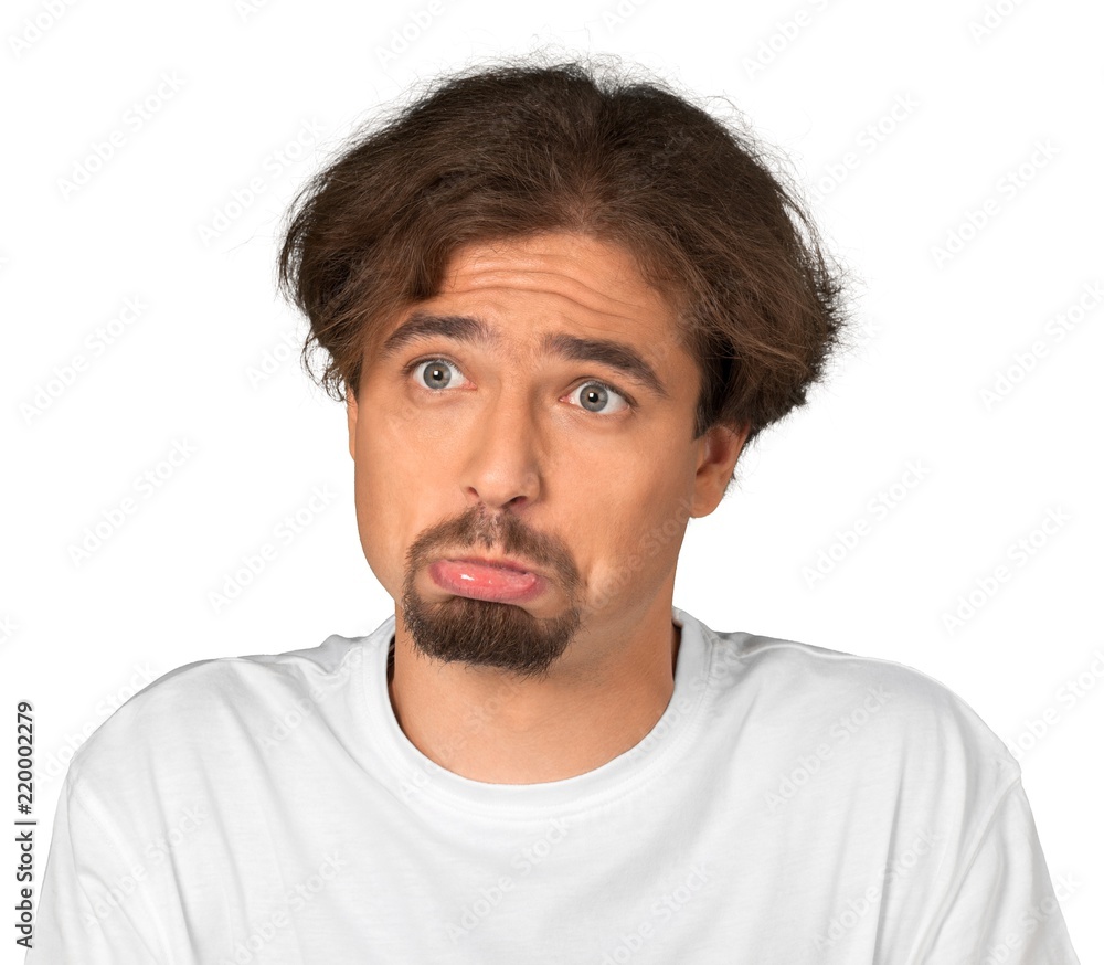 Portrait of a Unhappy Man Portrait of a Unhappy Man