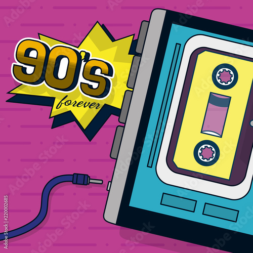 90s retro card design