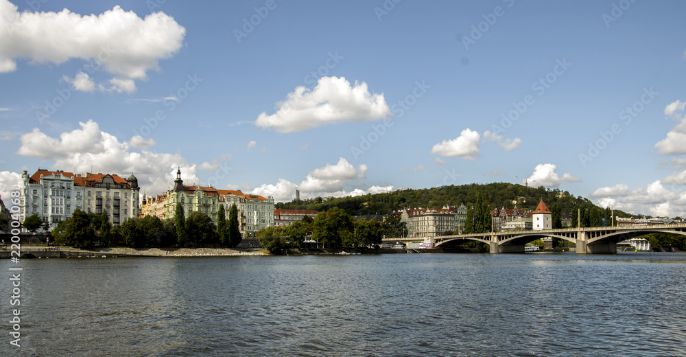The beautiful River of Prague 