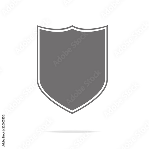 Shield Icon in trendy flat style isolated on white background. Shield symbol for your web site design, logo, app, UI. Vector illustration, EPS10.