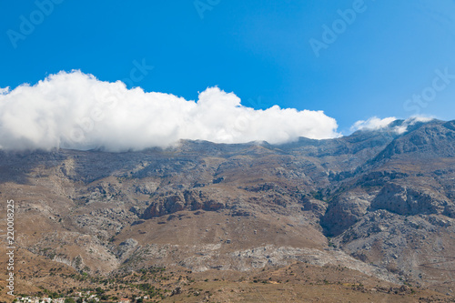 Mountains beautiful landscape in summer day. Crete island, Greece