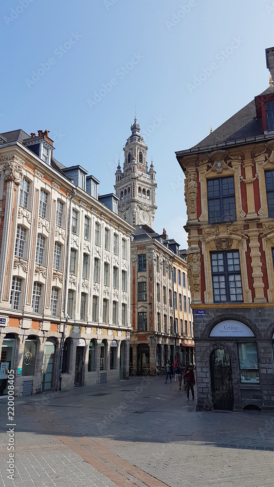 Center of Lille, Northern France