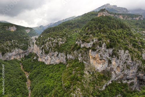 A view of the Escuain gorge from Revilla viewpoint