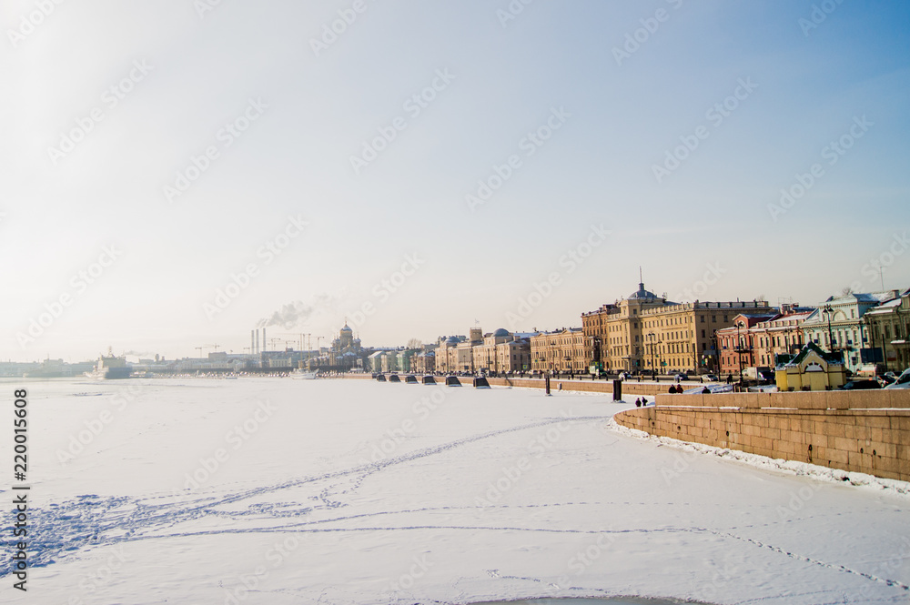 winter view of saint-petersburg
