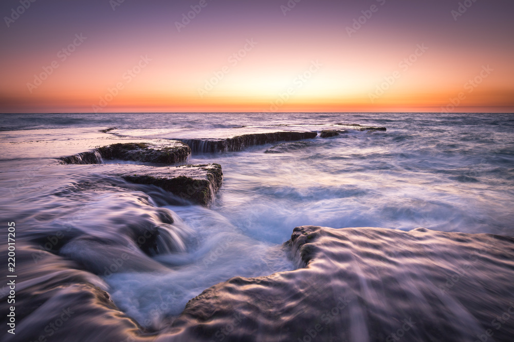 Beautiful beach sunset Beautiful beach sunset