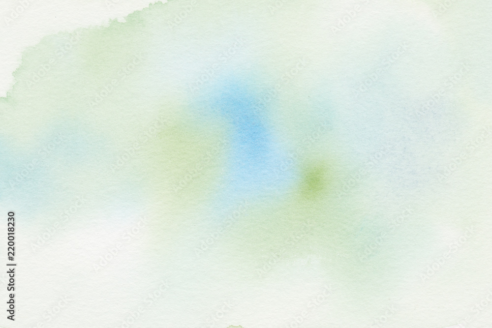 hand painted watercolor background textures with soft green and blue hand painted watercolor background textures with soft green and blue