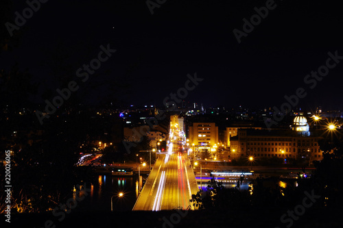 Prague Night Traffic