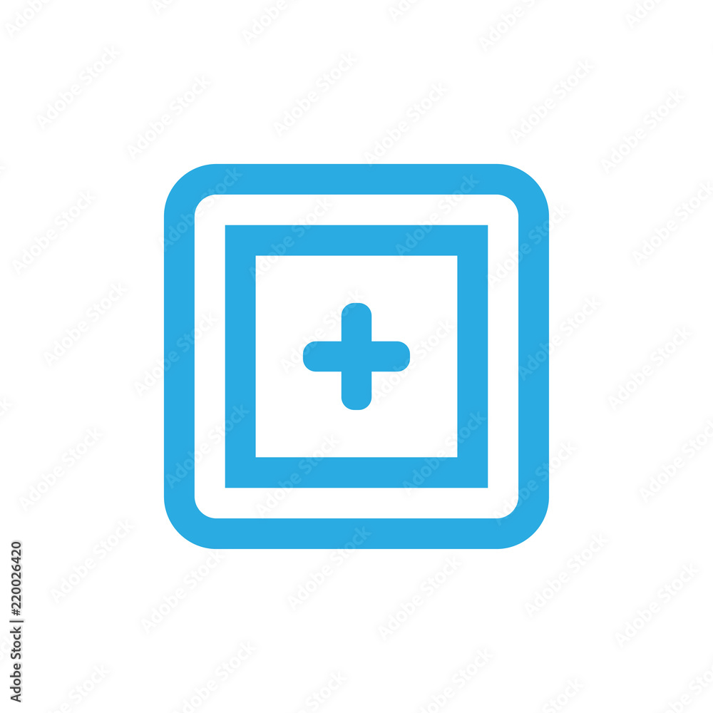 Square with plus logo Square with plus logo